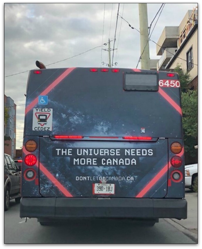 The universe needs more Canada - extreme marketing of space